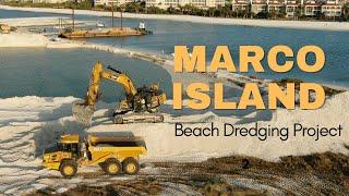 Marco Island, FL - Dredging Project in Action at Tigertail, Hideaway Beach and Sanddollar Island