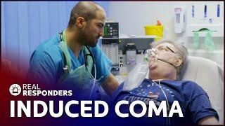 Patient Put In Medically Induced Coma After Tongue Swells Up | Casualty 24/7 | Real Responders