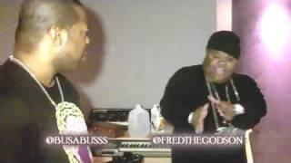 Fred Da Godson-SPAZZING IN THE STUDIO w/ BUSTA RHYMES.flv