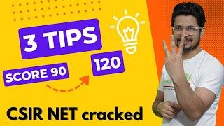 CSIR NET life science exam strategy to score maximum marks | 3 Tips to crack the exam by Shomu