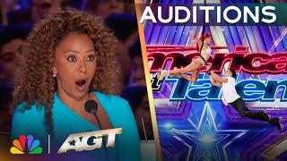 Jacqueline & Wagner's BRILLIANT Aerial Had Mel B On The EDGE Of Her SEAT! | Auditions | AGT 2025
