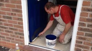 How to paint a plastic front door