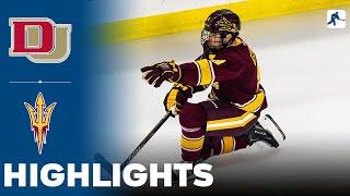 Denver vs Arizona State | NCAA College Hockey | Highlights - November 23, 2024