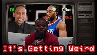 Stephen A Smith's behavior towards Kawhi Leonard is strange