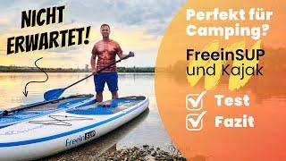 Das perfekte SUP für Camping?! | Wir haben das KOMPLETT-SET von FreeinSUP getestet | Unser Fazit!