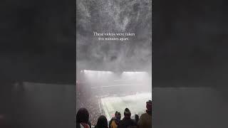 Crazy Footage Of Huge Snow Storm At The Cleveland Browns NFL Football Game! #nature #nfl