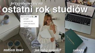 PRZYGOTUJMY SIĘ NA STUDIA! ipad tour, organizacja, jak robię notatki? 