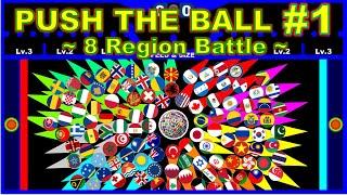 Push the ball #1 ~8 region battle marble game~ | Marble Factory 2nd