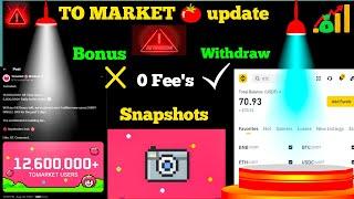 Tomarket Snapshot Complete️| 0 Gass Fee| Tomarket Airdrop update | Tomarket Airdrop & Listing Date