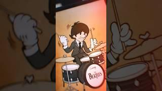 How to draw 1930s rubberhose cartoons Cuphead art style - Ringo Starr #drawingtutorial #thebeatles