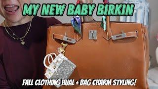 My New Baby "Birkin" & Fall Clothing Haul | Bag Charm Styling! Anine Bing,  LindieSs