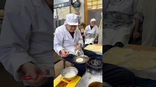 87歳のパティシエが作る手焼きバナナクレープ #japanesefood