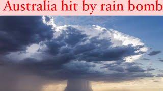 Rain bomb hit Australia kills 9 people #australia #rainbomb #climatechange