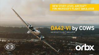 New study level aircraft DA-42 VI by COWS |Cinematic showcase|Microsoft Flight simulator 2020|UHD4K