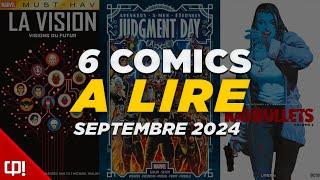 6 COMICS À LIRE EN SEPTEMBRE 2024 !