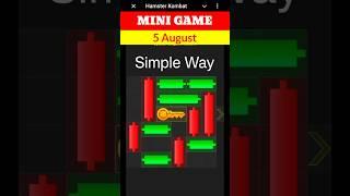 Hamster Kombat Mini Game Today 5 August Unlock Key | 5 August Mini Game Hamster Kombat#hamsterkombat