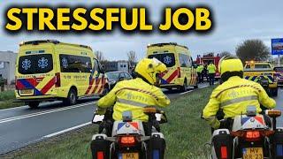 [POV] Ambulance Gets LIFE SAVING Police Escort