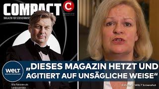 COMPACT Magazine: Nancy Faeser Takes Action! Ban is a Major Blow to Far-Right Extremism