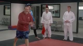 Cobra Kai season 3 | Hawk beats up Brucks |