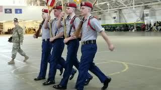 JROTC CONCORDIA LUTHERAN COLOR GUARD 2019 AT PURDUE UNIVERSITY