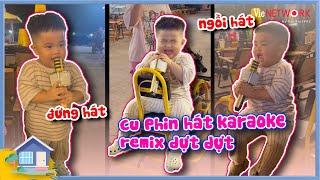 Cha Dương Lâm livestream khan tiếng, cu Phin thì khan tiếng vì ở nhà hát karaoke remix