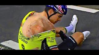 Road Cycling Crashes 2024  Compilation