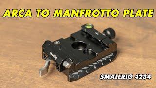 Smallrig 4234 Arca to Manfrotto Quick Release Adapter Review