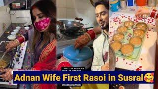 Adnan Sheikh Wife Ayesh's 1st Rasoi in Susral Making Delicious Sheera For Adnan's Family