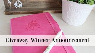 Winner Announcement | Clever Fox Planners Giveaway Winner Announcement