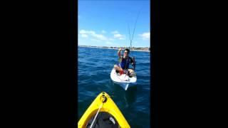 Kayak squiding Marino Rocks @7/3/2015