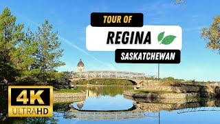 CANADA CITY TOUR In Regina, Saskatchewan | How Does the City Look Like? 5mins Tour! 4K Quality