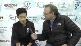 2015 ISU Junior Grand Prix Logroño - Nathan Chen Interview