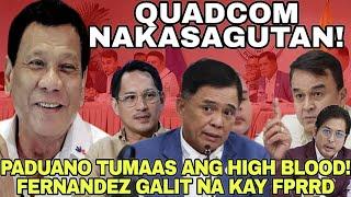 QUADCOM NAKASAGUTAN! PADUANO, ADIONG AT DAN FERNANDEZ NA HIGH-BLOOD DAHIL HINDI UMATTEND SI FPRRD