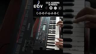 Escala de Do en Teclado / E.G.V. ACADEMIA DE MÚSICA #musica #music