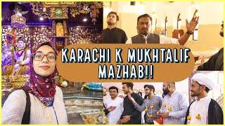 Tour of Karachi's church, mandir and masjid in a day| Abqurah shaukat  Collective Pakistan