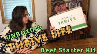 UNBOXING Thrive Life Ground Beef Starter Kit