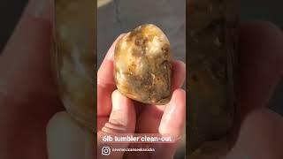 Rock tumbling - agates and New Mexico chert #rocks #rocktumbling #rockhound #thefinders #agate