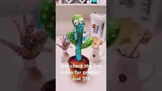 Pbooo Dancing Cactus Mimicking Toy,Talking Repeat  #music #amazing #amazon