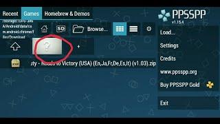 How to fix question mark problem in ppsspp