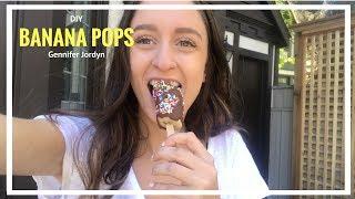 DIY BANANA POPS | GenniferJordyn