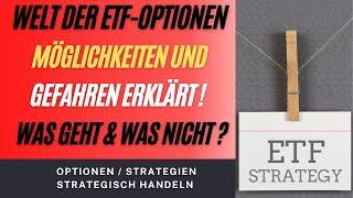 ETF Optionen VS Aktienoptionen - Möglichkeiten & Gefahr !