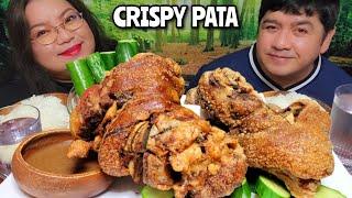 CRISPY PATA | MUKBANG ASMR | FILIPINO FOOD | MUKBANG PHILIPPINES |ASMR | Alex & Sha