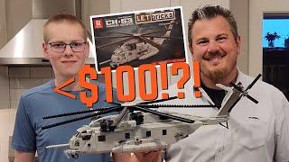 LetBricks - CH-53 Super Stallion Transport Helicopter - 1:35 Scale - Brick Build