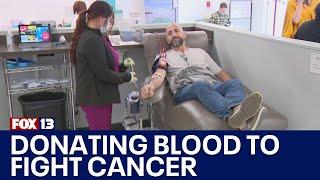 Donating blood to help children fight cancer | FOX 13 Seattle