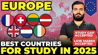 Best Countries for Easy Admission in Europe 2025 | Study in Europe