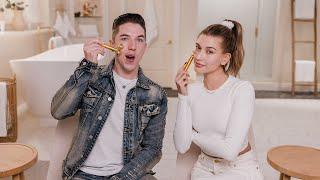 Hyram & Hailey Bieber chat all things skincare & try some products! - Part 1 | BEAUTY TIPS & TRICKS