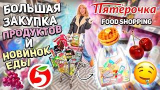 большой шоппинг в ПЯТЕРОЧКЕ! Закупка Продуктов на неделю + новинки еды