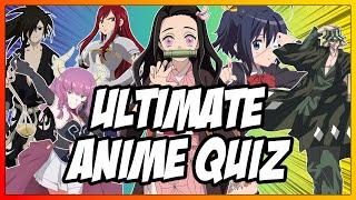 Ultimate Anime Quiz #8 - Openings, Endings, OST, Silhouettes, Locations, Manga Panels and More!