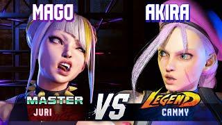 SF6 ▰ MAGO (Juri) vs AKIRA (Cammy) ▰ High Level Gameplay