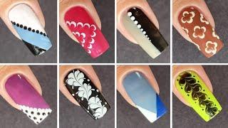 Top 8 Easy Nailart at Home || Nailart within only 2 minutes #naildesign #nailart #nailtutorial #